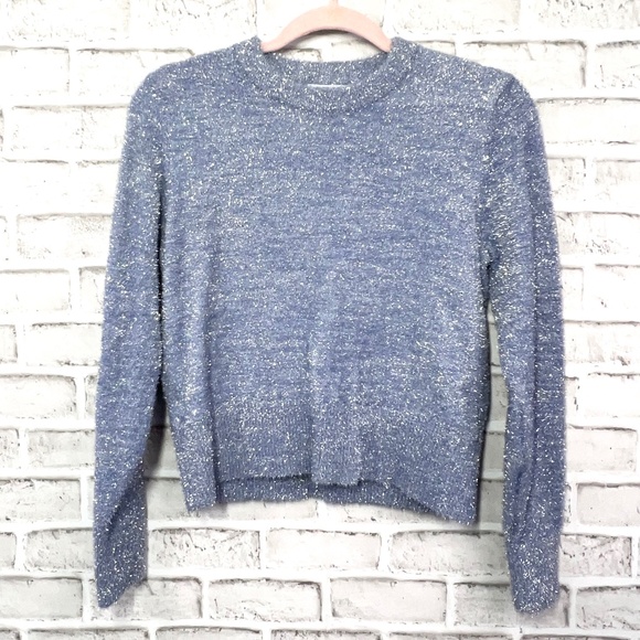 Old Navy Sweaters - |•OLD NAVY•| Grey Sparkle Sweater Size Small
